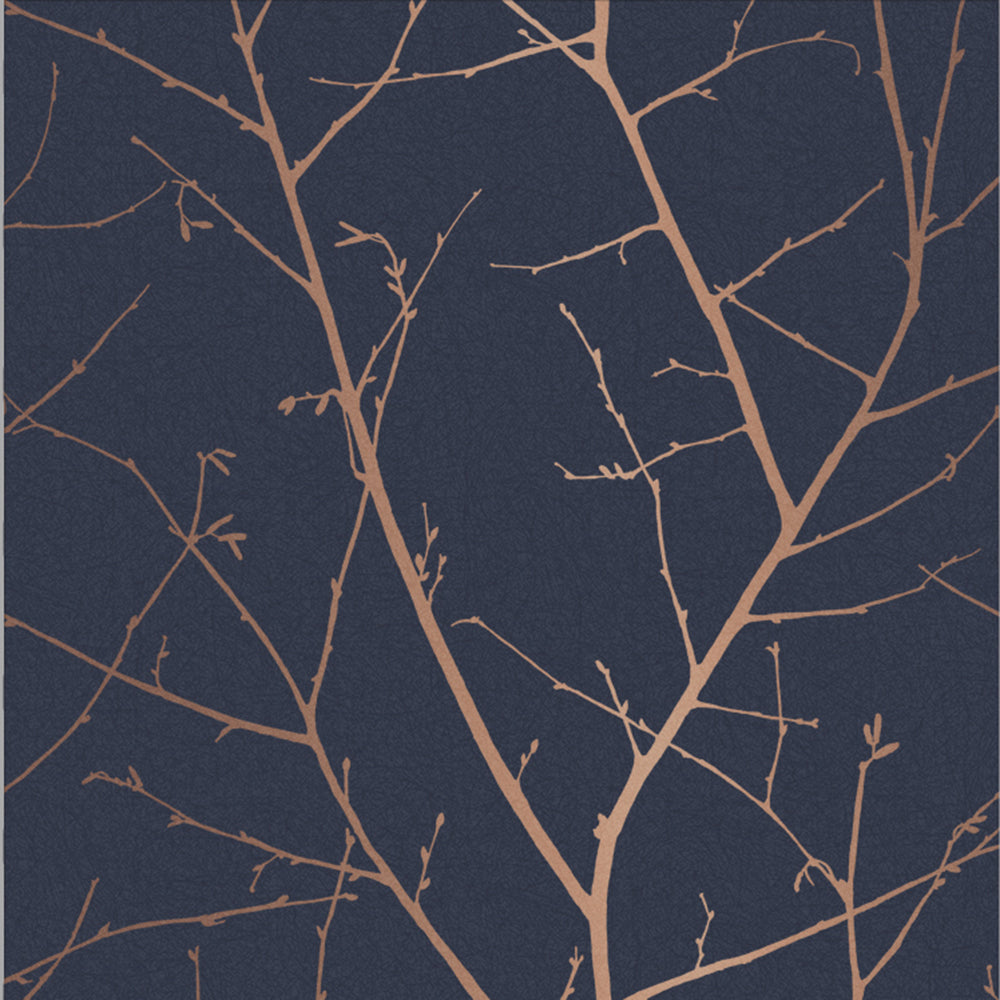 Select Graham & Brown Wallpaper Boreas Midnight Removable Wallpaper