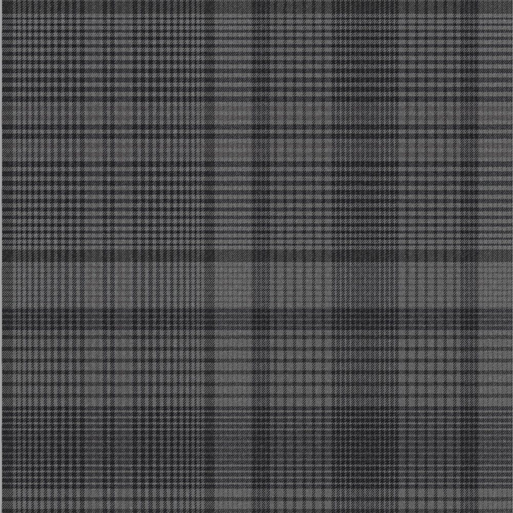 Shop Graham & Brown Wallpaper Heritage Plaid Charcoal Removable Wallpaper