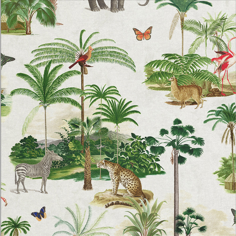 Find Graham & Brown Wallpaper Tropique Zoo Wild Removable Wallpaper