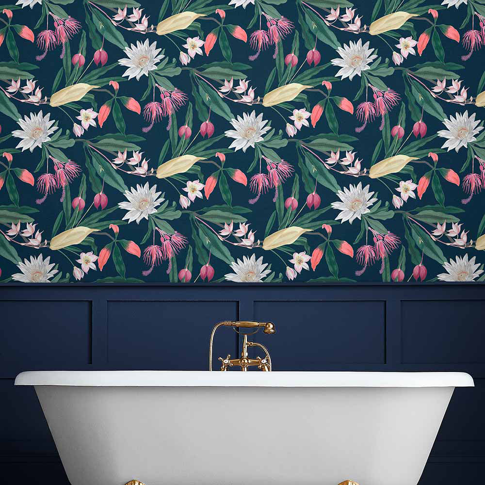 Order Graham & Brown Wallpaper Paradise Midnight Removable Wallpaper_2