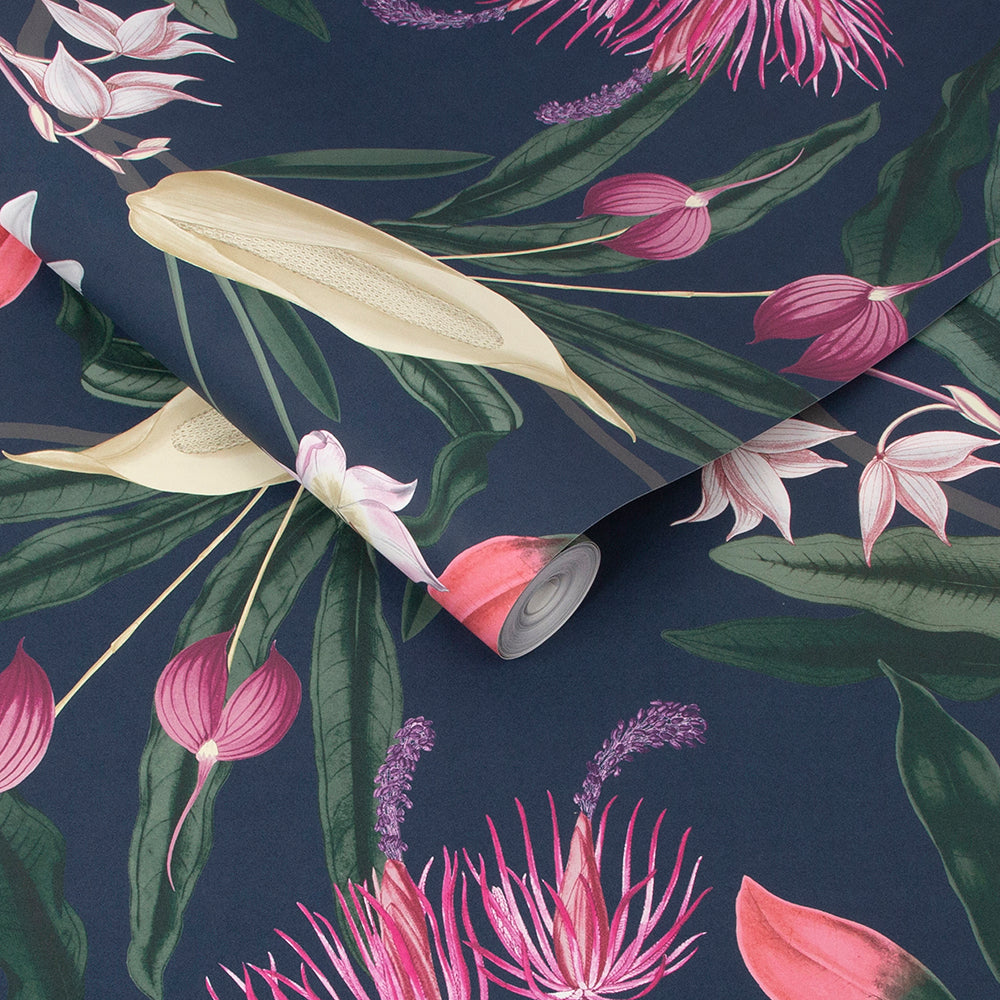 Order Graham & Brown Wallpaper Paradise Midnight Removable Wallpaper_3