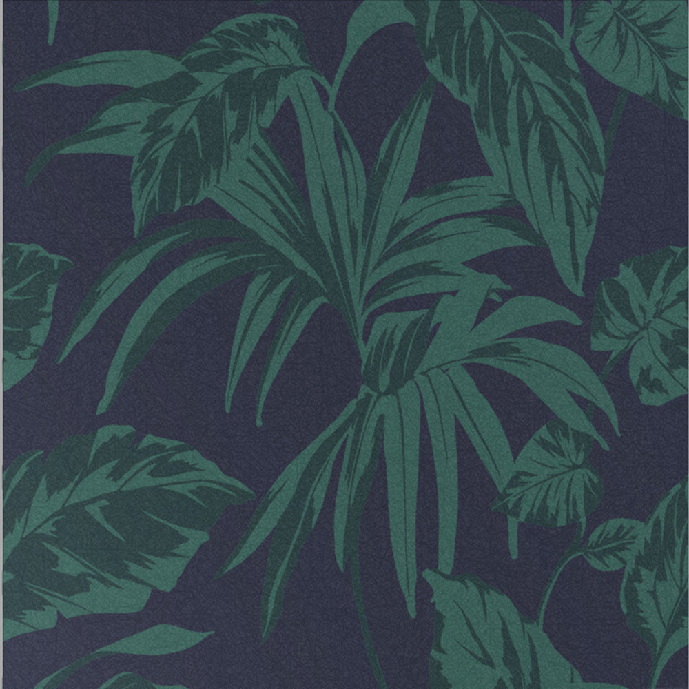 Purchase Graham & Brown Wallpaper Palma Midnight Removable Wallpaper