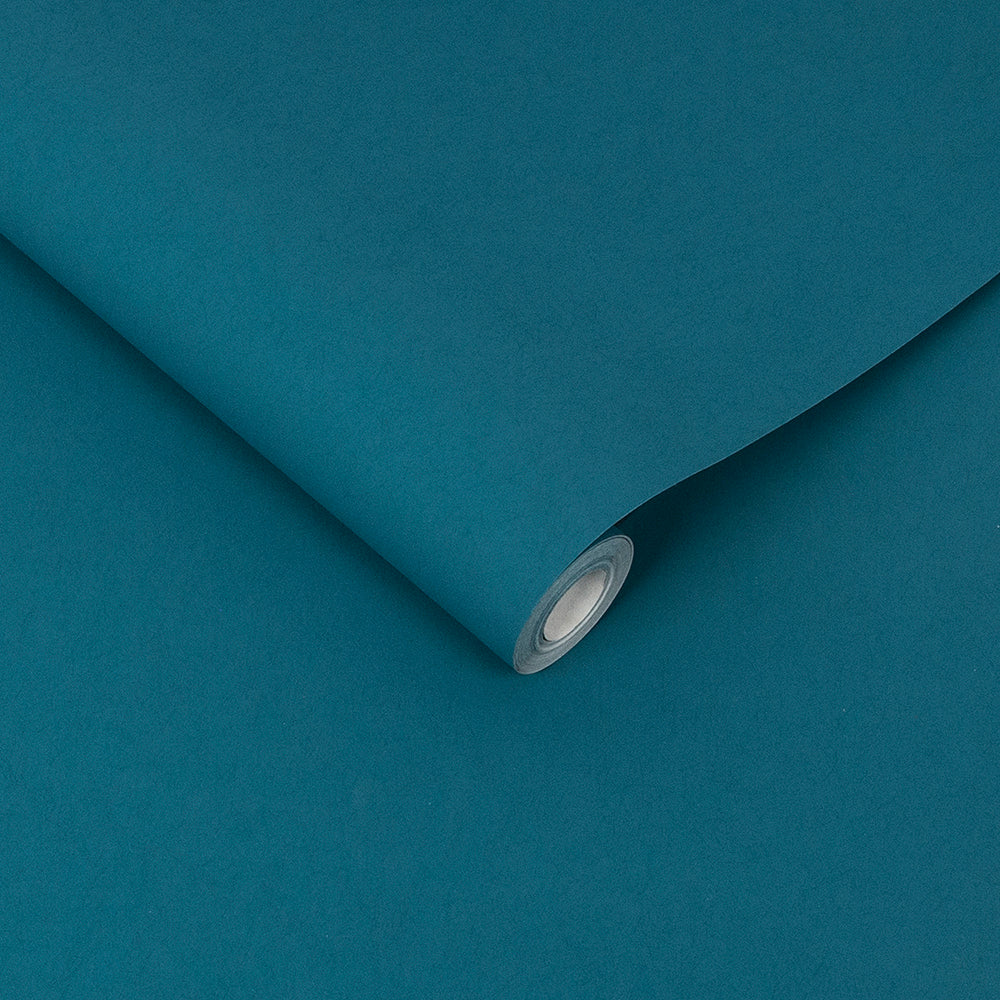Acquire Graham & Brown Wallpaper Jewel Teal Plain Removable Wallpaper_3