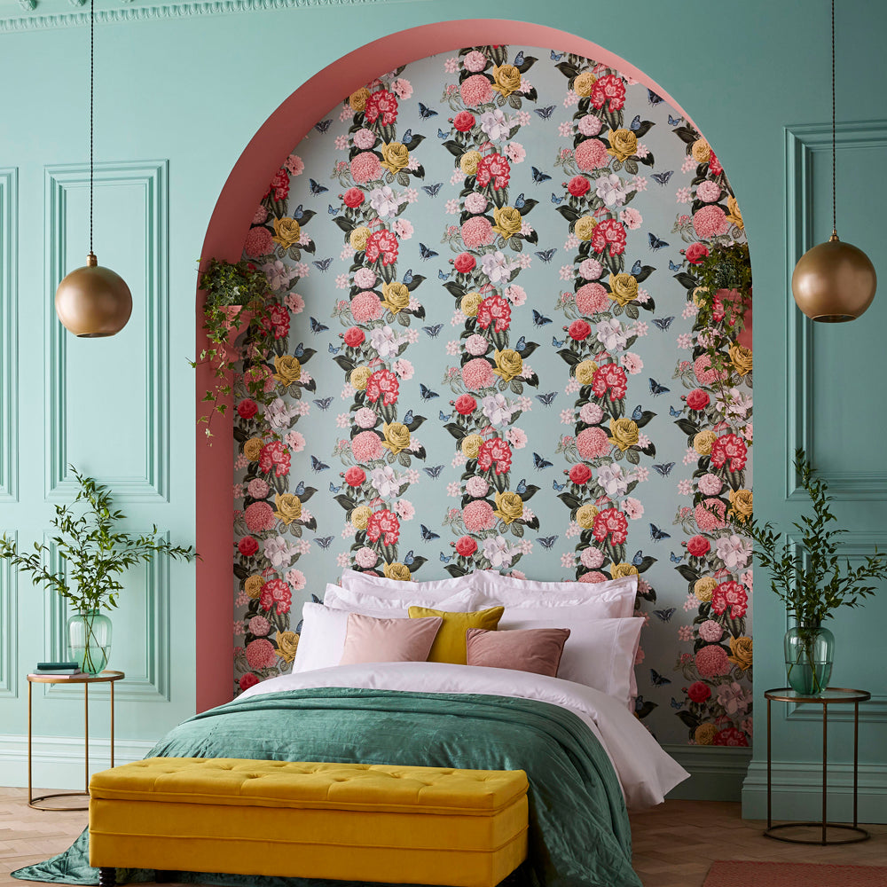 Search Graham & Brown Wallpaper Bloomsbury Neo Mint Removable Wallpaper_2