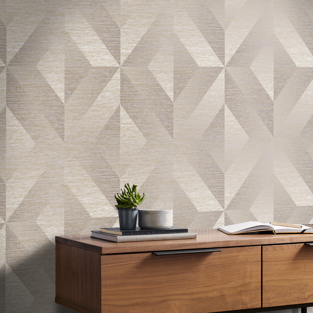 Select Graham & Brown Wallpaper Atelier Geo Stone Removable Wallpaper_2