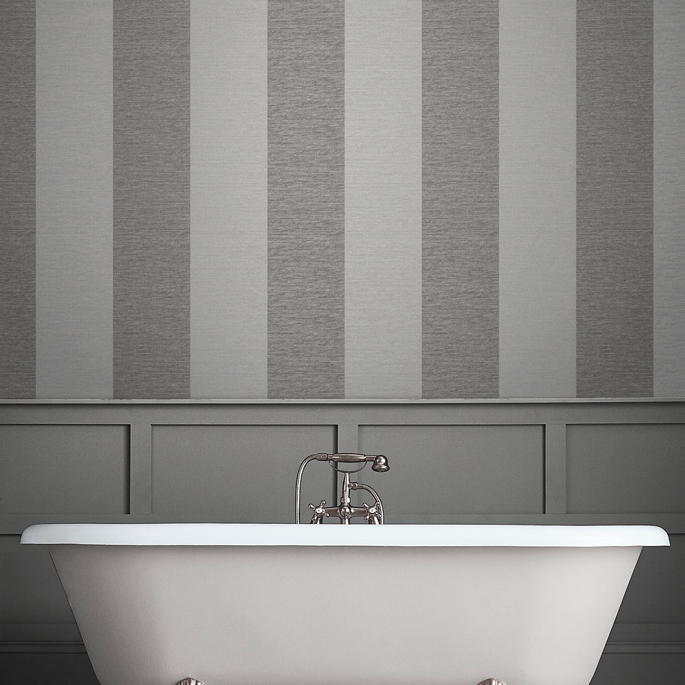 Search Graham & Brown Wallpaper Atelier Stripe Slate Removable Wallpaper_2