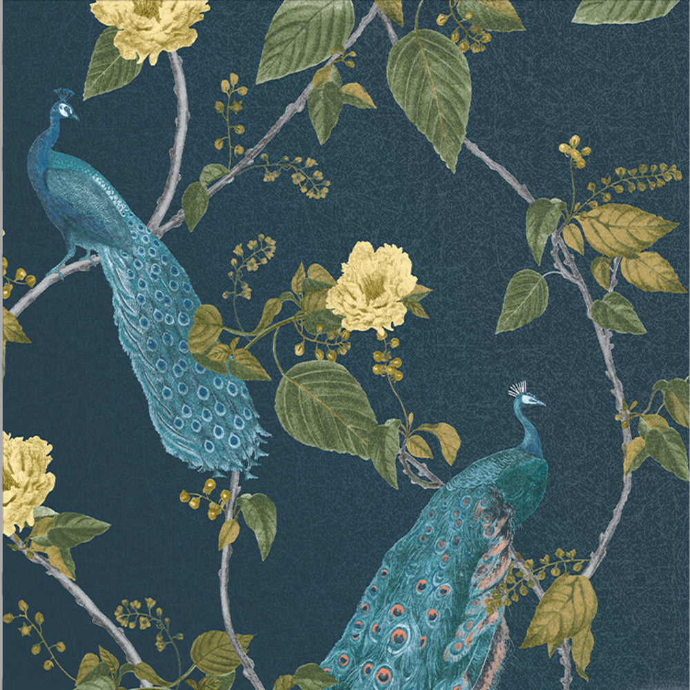 Find Graham & Brown Wallpaper Resplendence Navy Removable Wallpaper