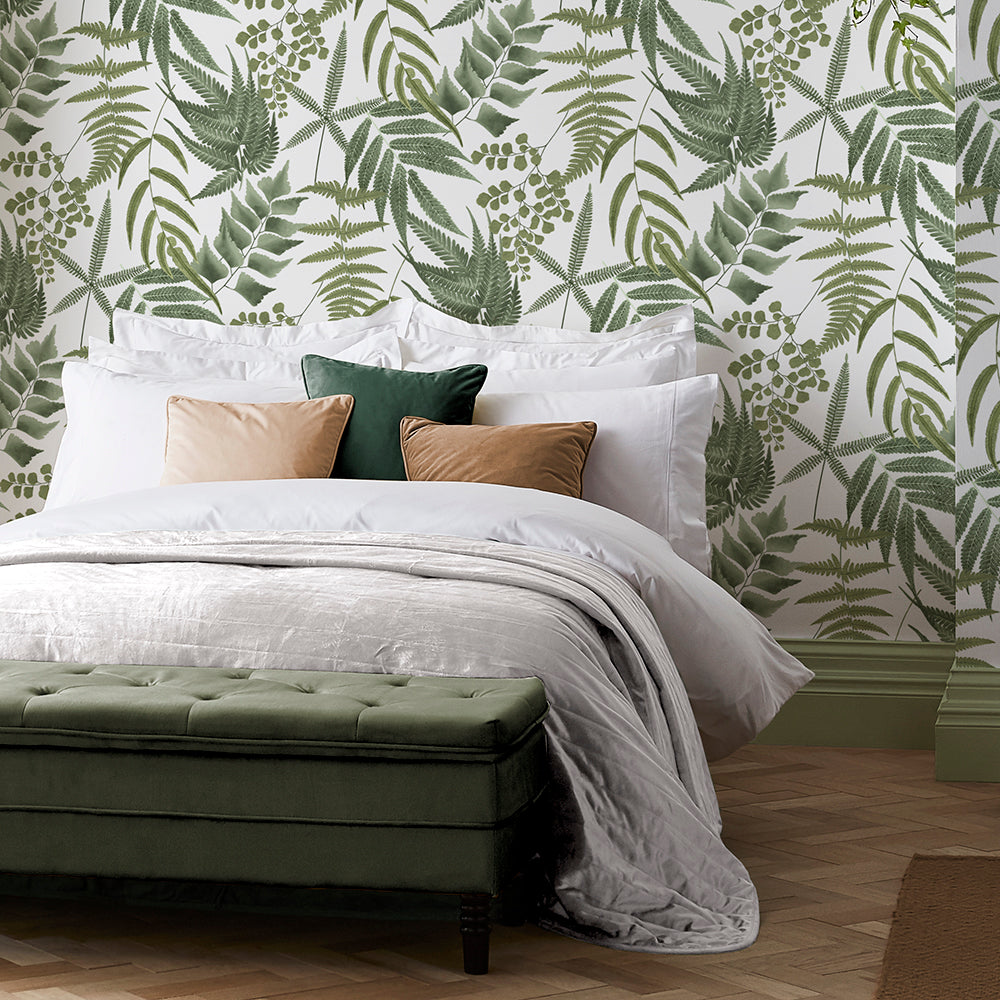 Buy Graham & Brown Wallpaper Midsummer Fern Lush Removable Wallpaper_2