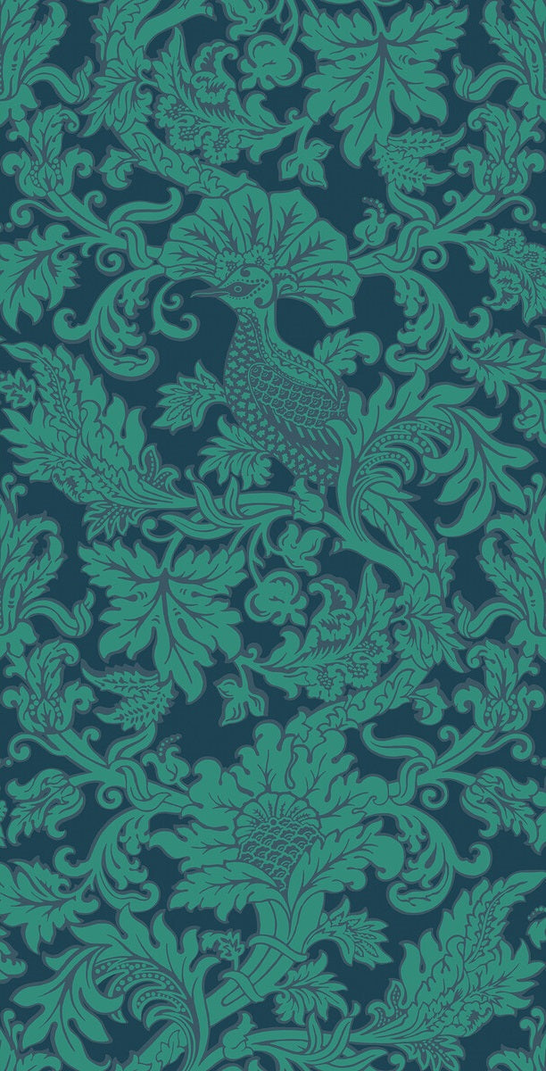 Shop 108/1005 Cs Balabina Midnight And Jade By Cole and Son Wallpaper