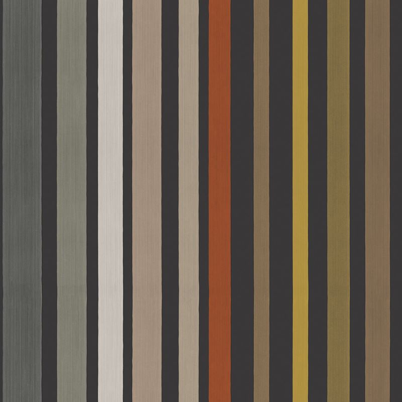 Buy 108/6031 Cs Carousel Stripe Charcoal By Cole and Son Wallpaper