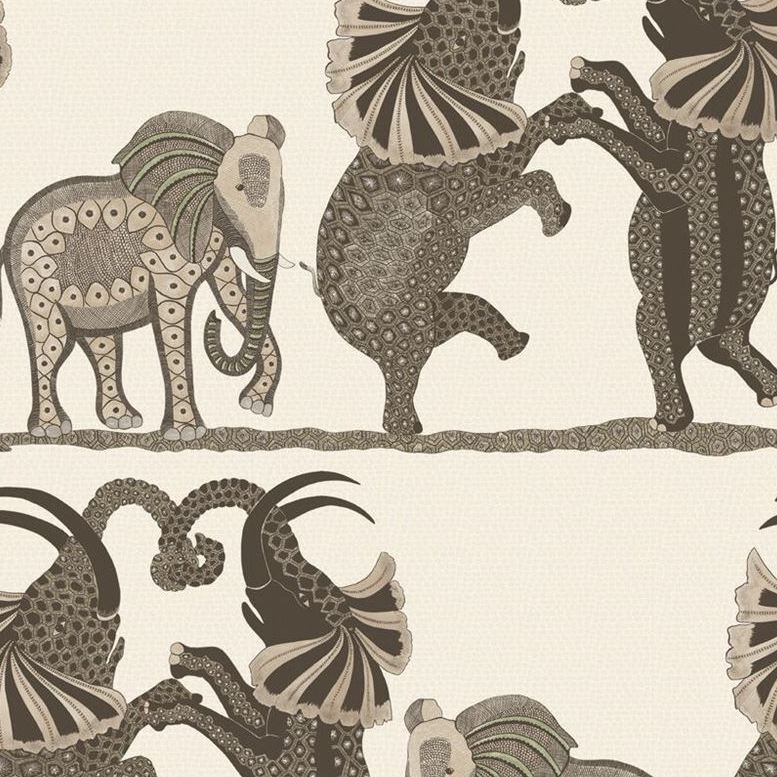 Order 109/8036 Cs Safari Dance Neutral And Charcoal By Cole and Son Wallpaper