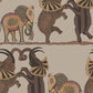 Select 109/8038 Cs Safari Dance Red And Linen By Cole and Son Wallpaper
