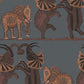 Find 109/8040 Cs Safari Dance Charcoal And Reds By Cole and Son Wallpaper