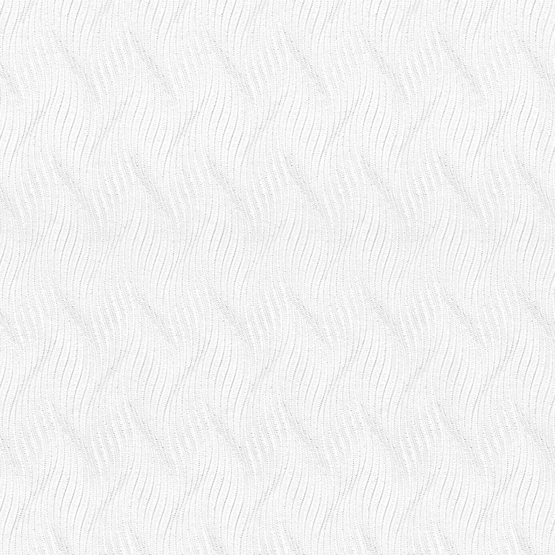 11006-10 | Striped Ribbon Paintable Wallpaper, Whites - Erismann Wallpaper