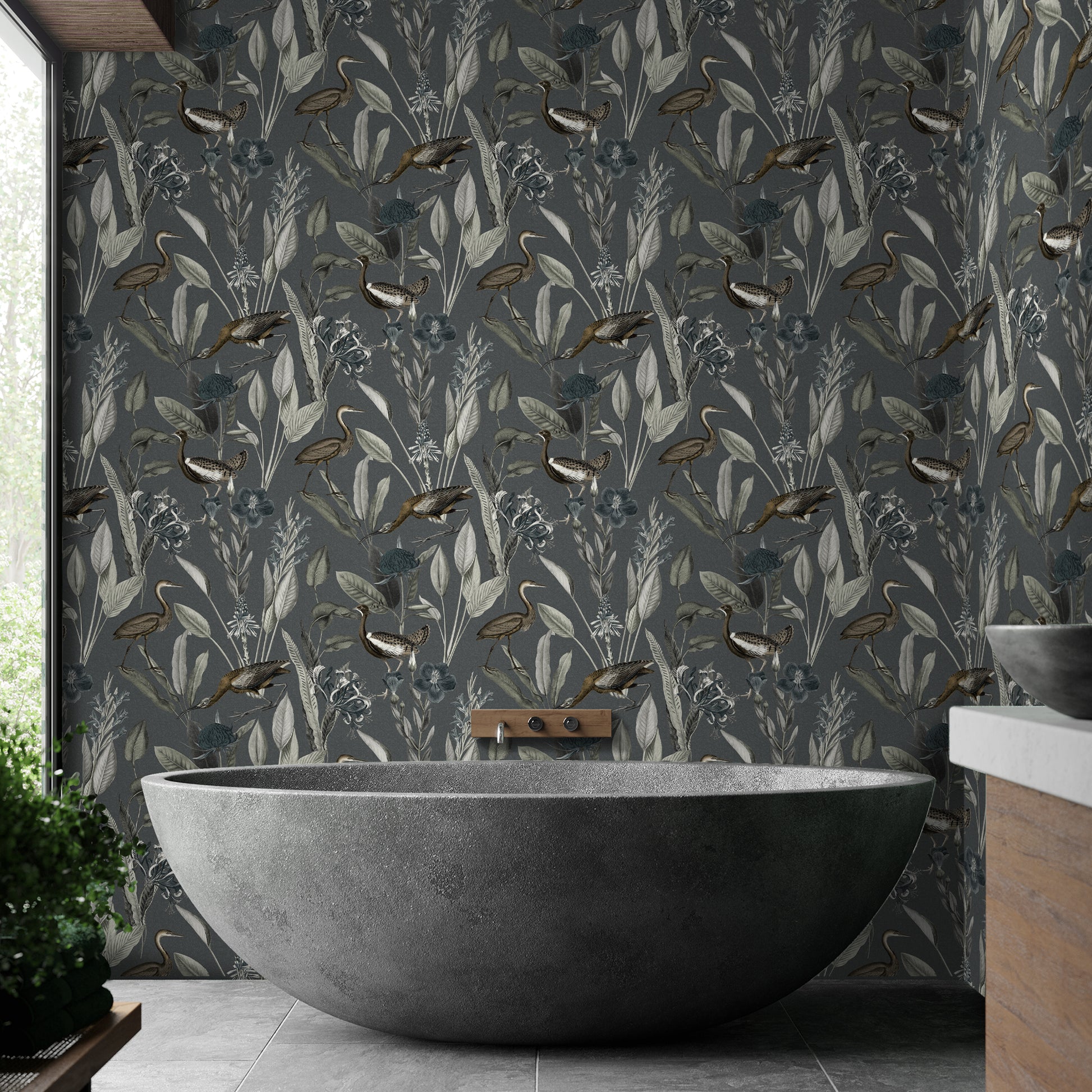 Find Graham & Brown Wallpaper Glasshouse Midnight Removable Wallpaper_2