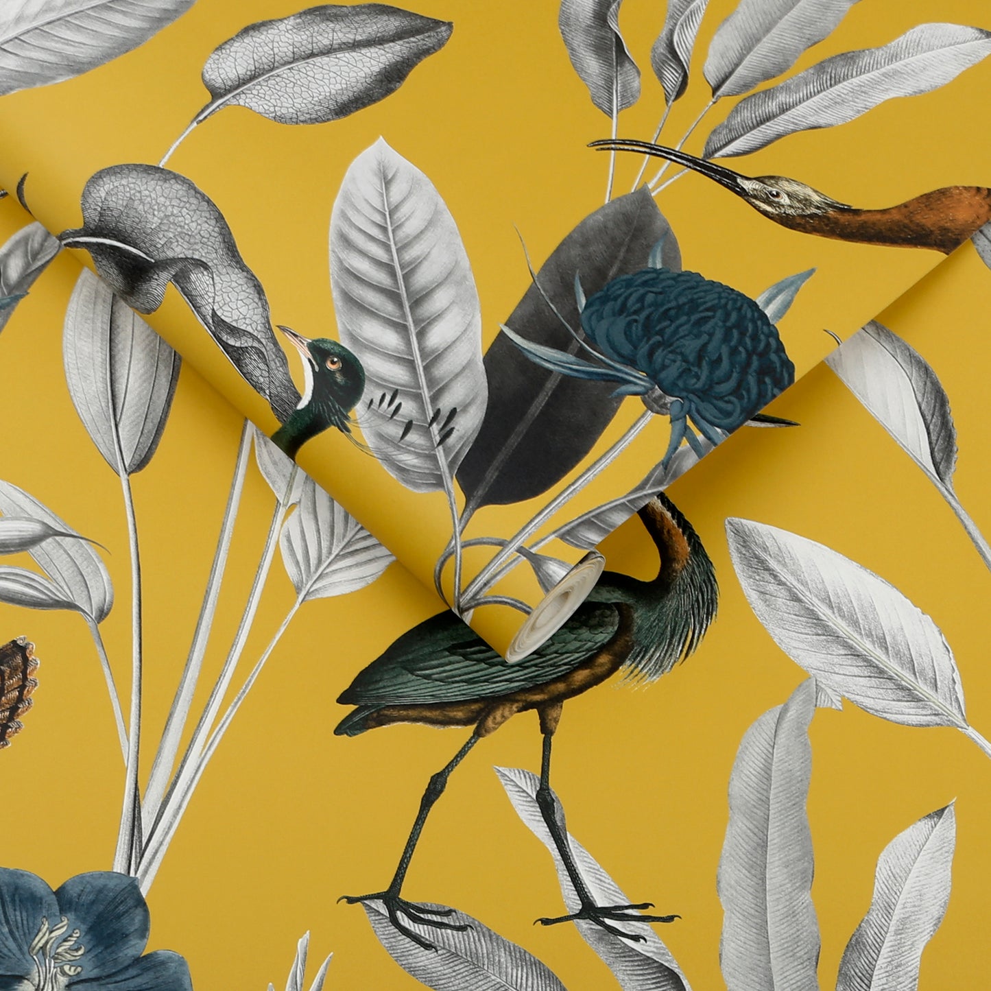 View Graham & Brown Wallpaper Glasshouse Mustard Removable Wallpaper_3