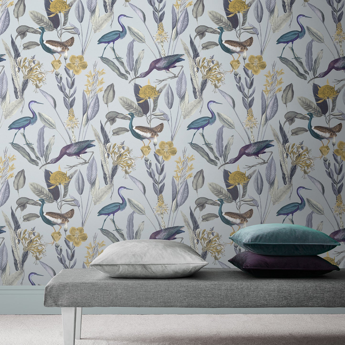 Purchase Graham & Brown Wallpaper Glasshouse Soft Grey Removable Wallpaper_2