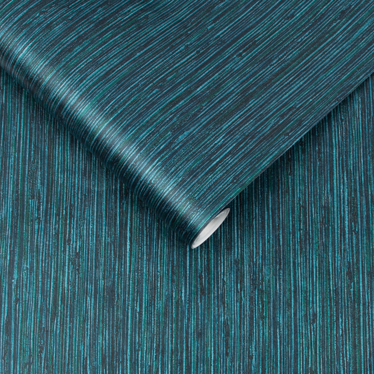 Shop Graham & Brown Wallpaper Grasscloth Texture Teal Removable Wallpaper_3