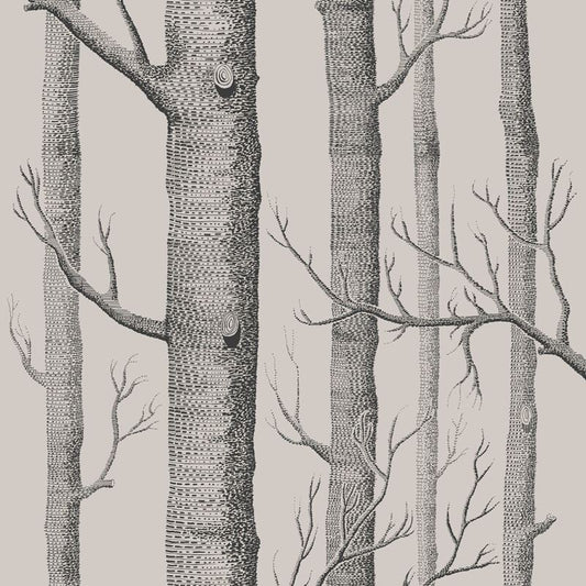 Shop 112/3009 Cs Woods Linen Charcoal By Cole and Son Wallpaper