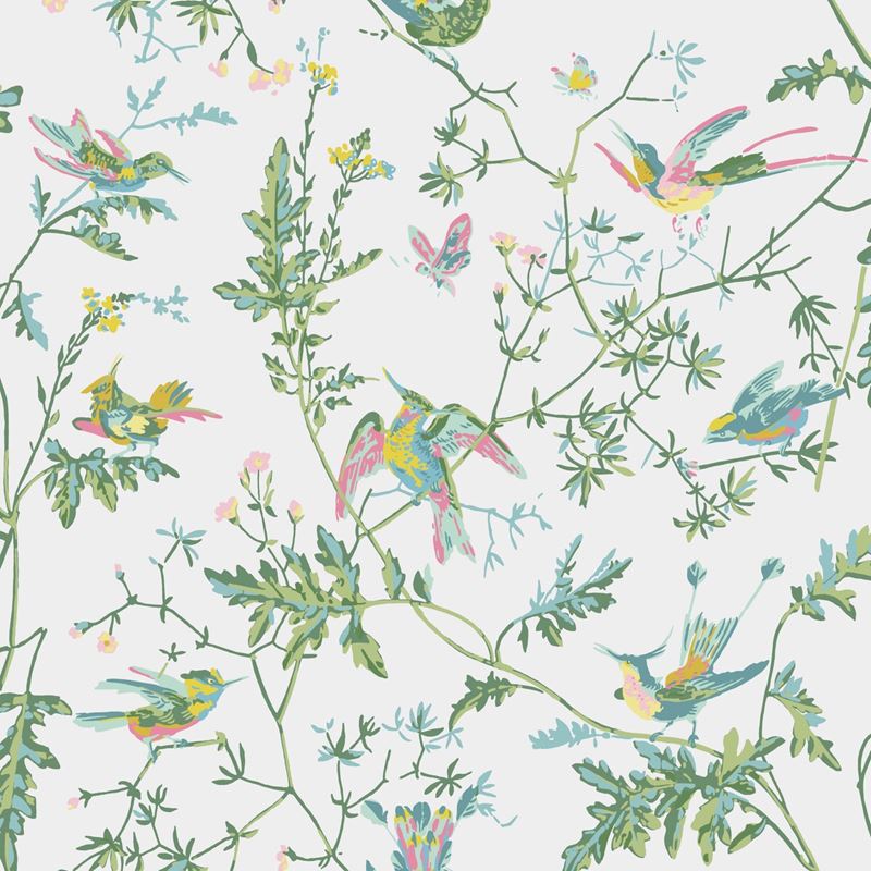 Looking for 112/4015 Cs Hummingbirds Green Pink By Cole and Son Wallpaper