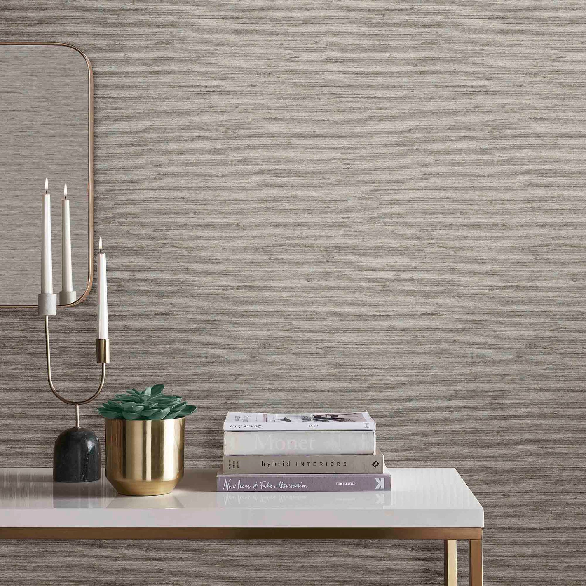 Acquire Graham & Brown Wallpaper Silk Texture Ecru Removable Wallpaper_2