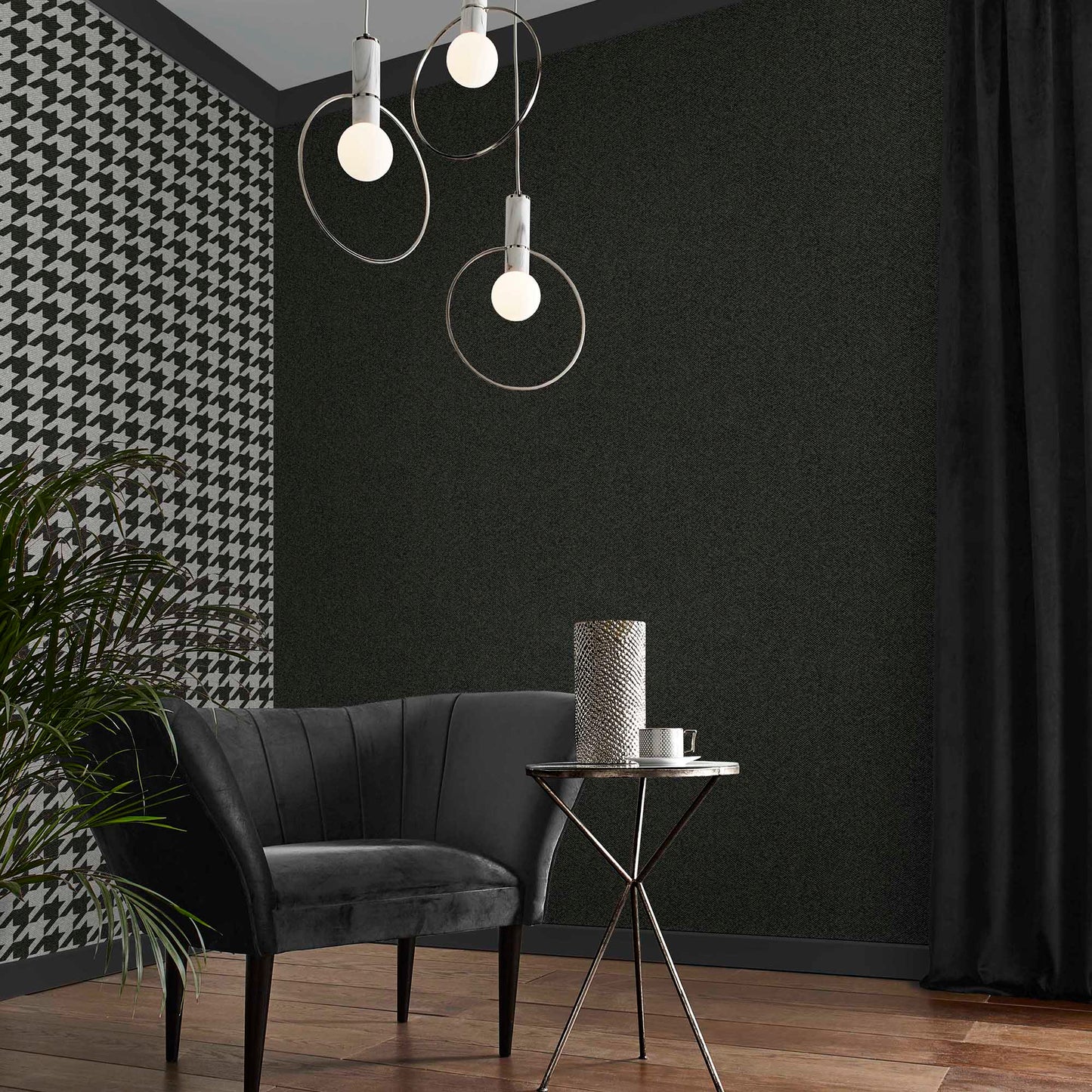 Purchase Graham & Brown Wallpaper Christian Texture Charcoal Removable Wallpaper_2