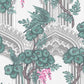 Search 113/13039 Cs Babylon Teal And Pink By Cole and Son Wallpaper