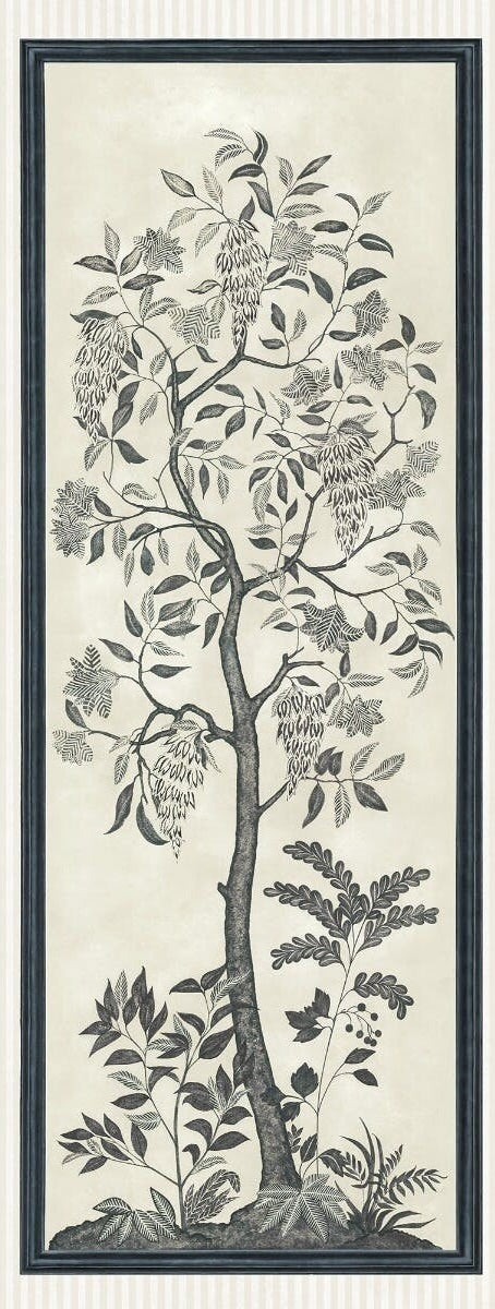 Shop 113/14041 Cs Trees Of Eden Eternity Charcoal And Parchment By Cole and Son Wallpaper