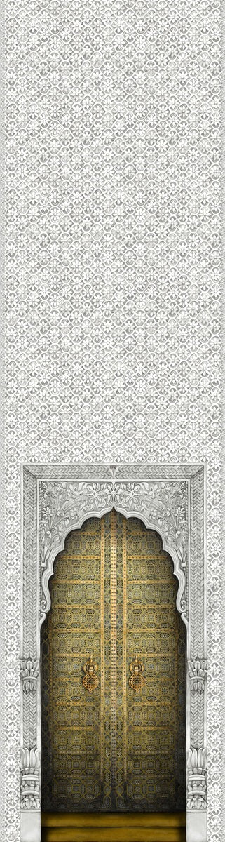 Shop 113/4012 Cs Bahia Gold And Stone By Cole and Son Wallpaper