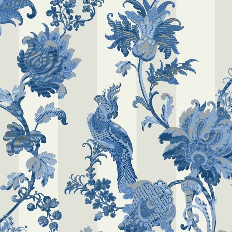 Select 113/8022 Cs Zerzura China Blue By Cole and Son Wallpaper