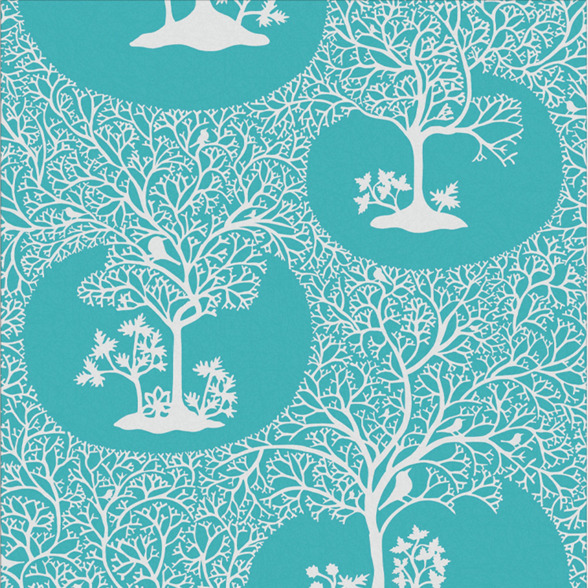 113473 - Graham & Brown, Magical Forest Azure Removable Wallpaper