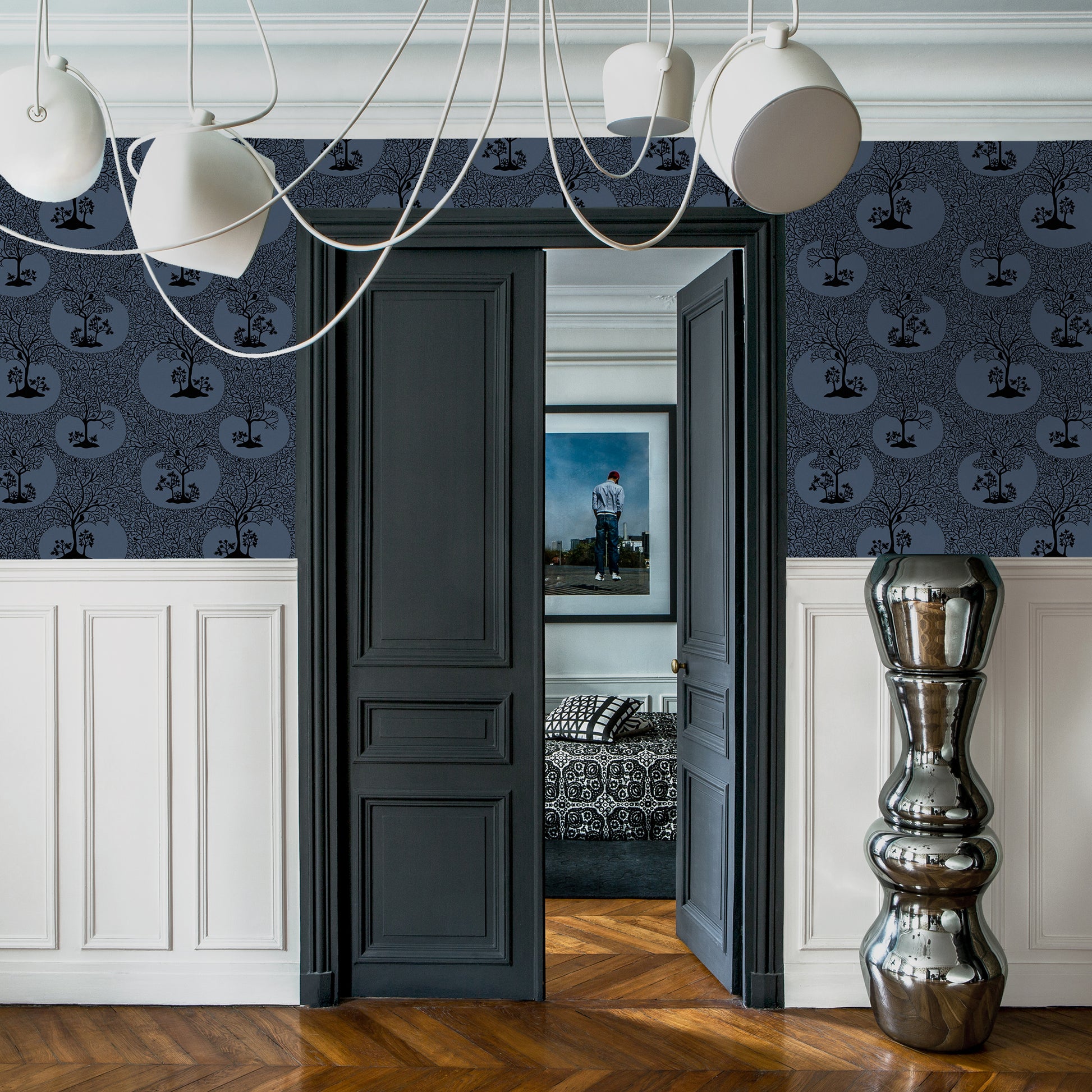 Shop Graham & Brown Wallpaper Magic Forest Midnight Removable Wallpaper_2