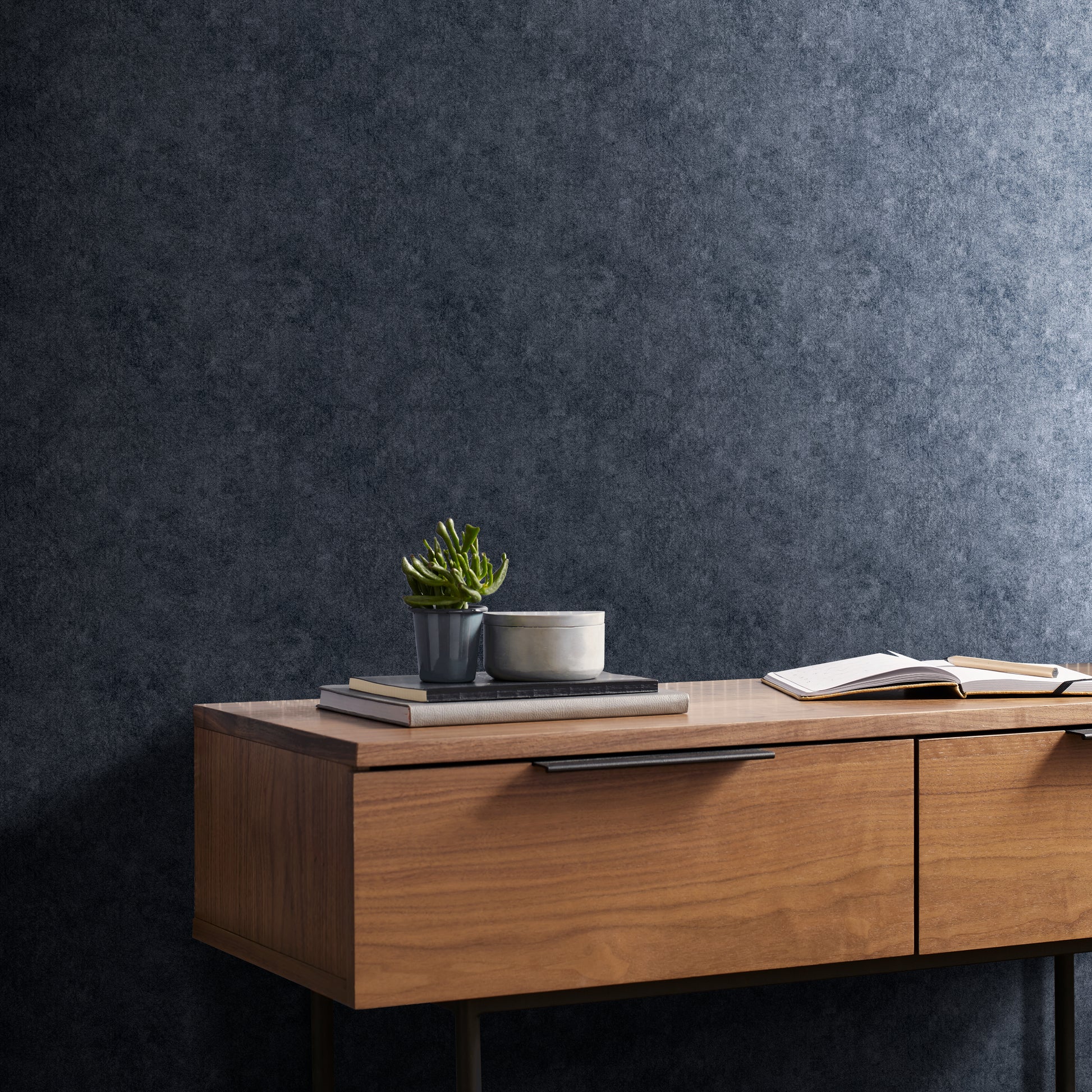 Find Graham & Brown Wallpaper Midnight Texture Plain Removable Wallpaper_2