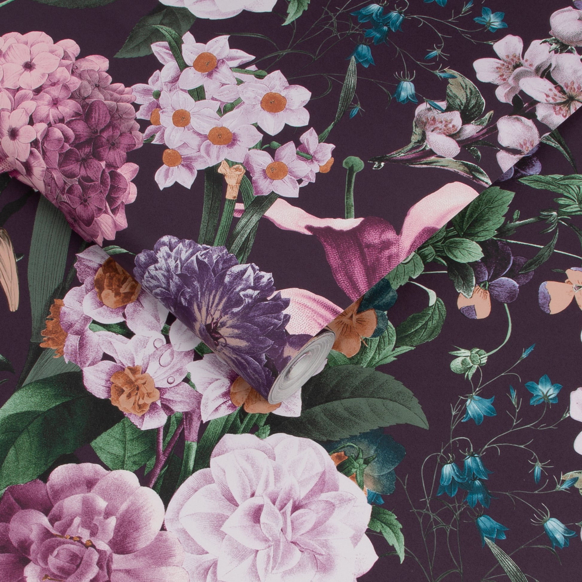 View Graham & Brown Wallpaper Glasshouse Flora Amethyst Removable Wallpaper_3