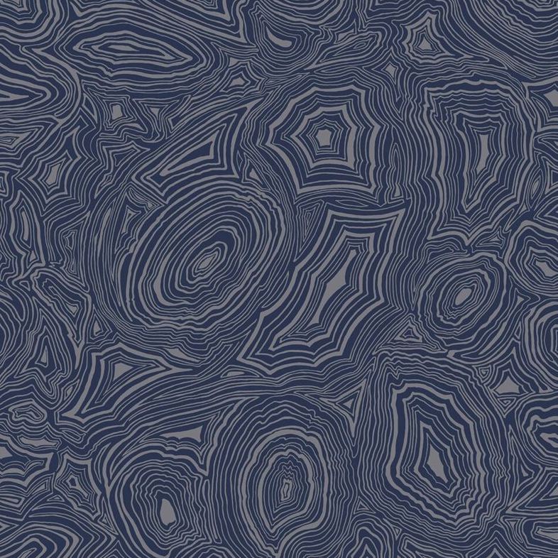 Purchase 114/17034 Cs Malachite Midnight Silver By Cole and Son Wallpaper