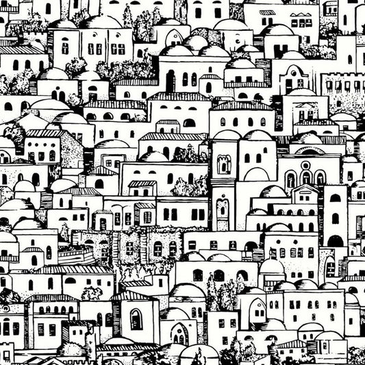 Buy 114/19039 Cs Mediterranea White Black By Cole and Son Wallpaper