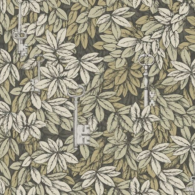 Find 114/9017 Cs Chiavi Segrete Gilver And Gold By Cole and Son Wallpaper