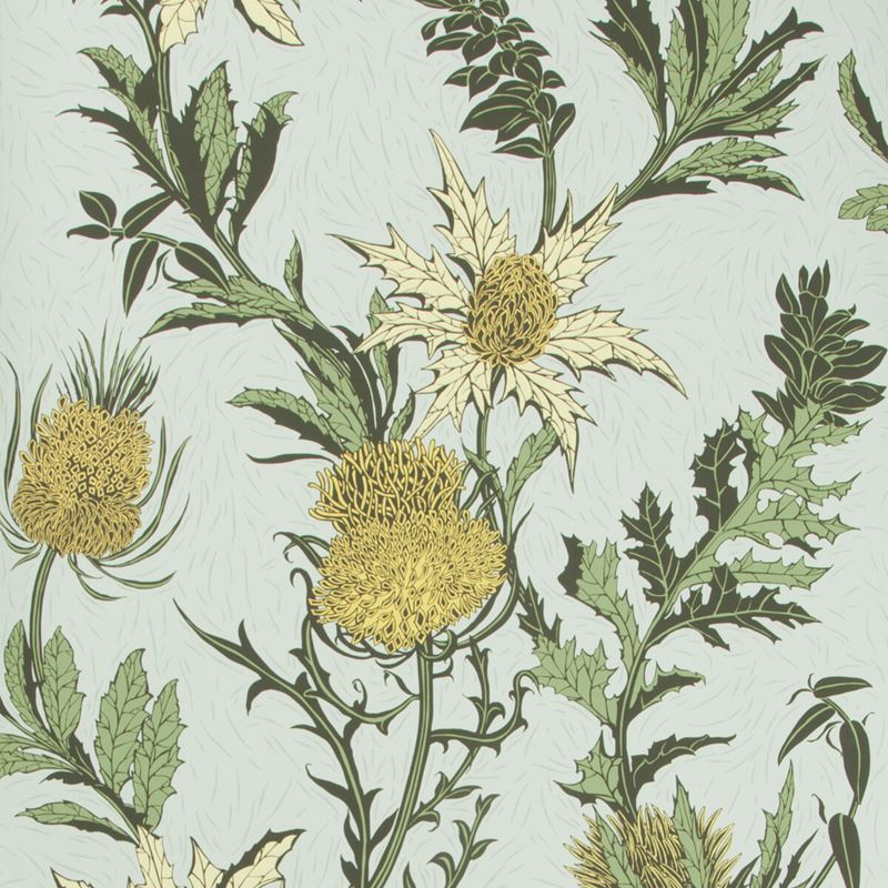 Find 115/14042 Cs Thistle Lemon Olive D Egg By Cole and Son Wallpaper