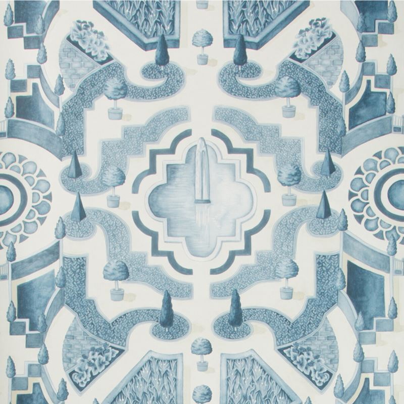 Shop 115/2007 Cs Topiary China Blue By Cole and Son Wallpaper