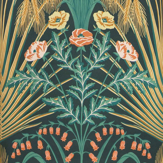 Purchase 115/3010 Cs Bluebell Teal Gold Petrol By Cole and Son Wallpaper