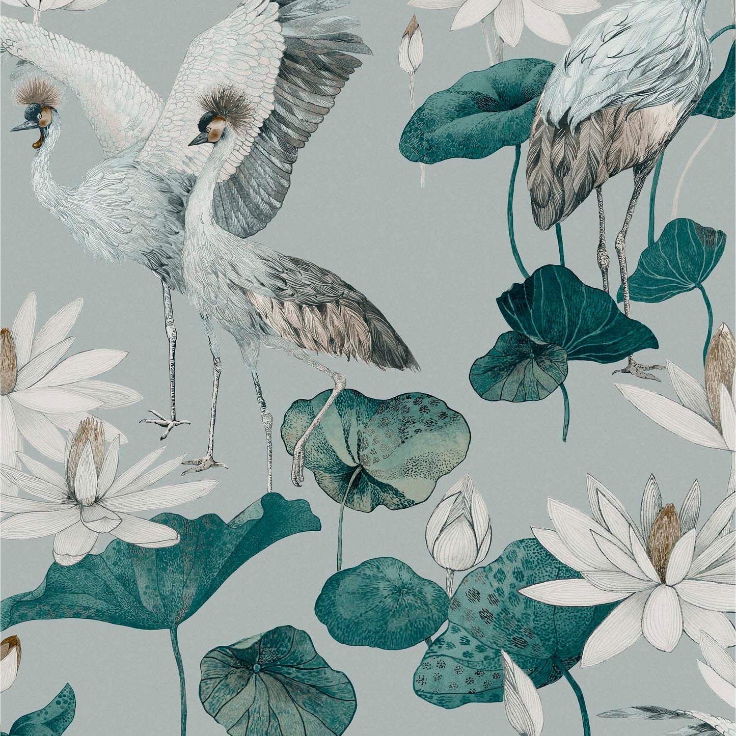 Acquire Graham & Brown Wallpaper Teien Sea Green Removable Wallpaper