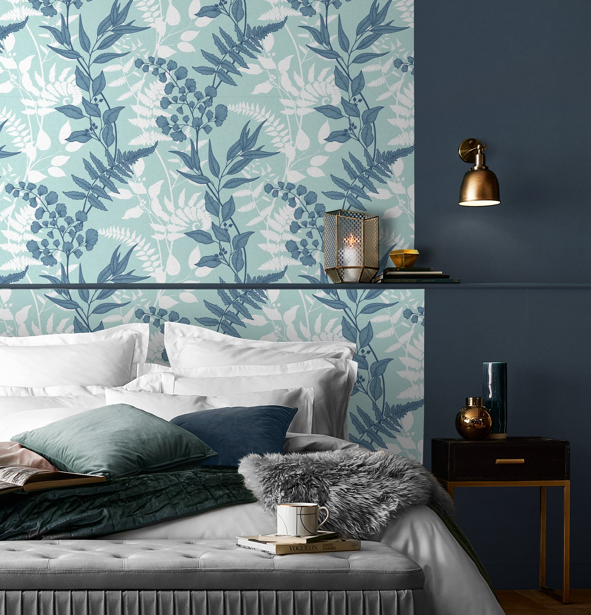 Purchase Graham & Brown Wallpaper Fiore Sky Removable Wallpaper_2