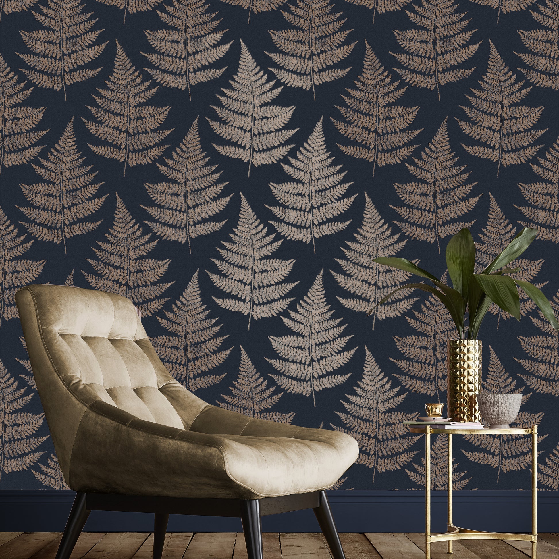 Order Graham & Brown Wallpaper Royal Fern Dusk Removable Wallpaper_2