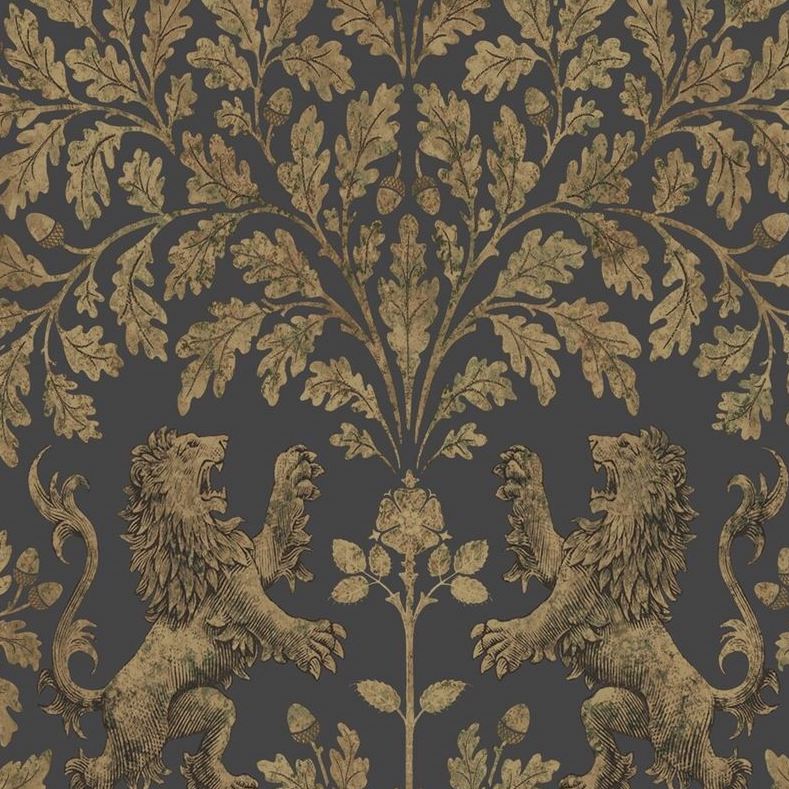 Order 116/10036 Cs Boscobel Oak Ant Gold Blk By Cole and Son Wallpaper