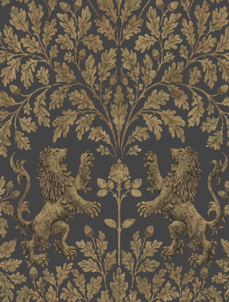 Save on 116/10036 Cs Boscobel Oak Ant Gold Blk By Cole and Son Wallpaper