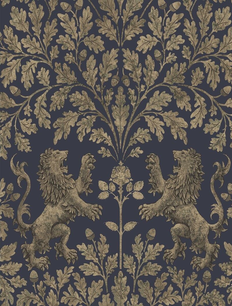 Purchase 116/10039 Cs Boscobel Oak M Gilver Ink By Cole and Son Wallpaper