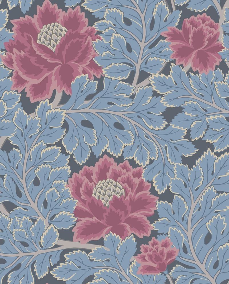 Find 116/1004 Cs Aurora Cerise Cerulean Bl By Cole and Son Wallpaper