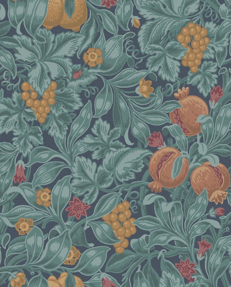 Order 116/2005 Cs Vines Of Pomona Oran Teal By Cole and Son Wallpaper