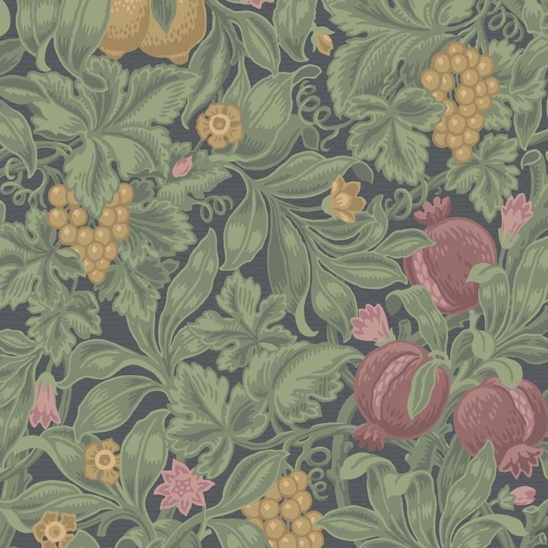 Select 116/2008 Cs Vines Of Pomona Crim Oliv By Cole and Son Wallpaper