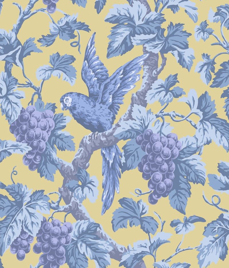 Select 116/5017 Cs Woodvale Orchard Hyac Och By Cole and Son Wallpaper